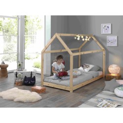 Κρεβάτι Σπιτάκι Montessori Cabane 90x200 Φυσικό