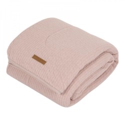 Κουβέρτα Κούνιας Pure Pink 110x140cm Little Dutch