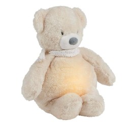 Λούτρινο Αρκουδάκι Με Φως, Λευκούς Ήχους & Μελωδίες Sleepy Nattou