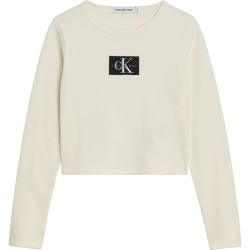 Μπλούζα Calvin Klein IG0IG01571-YBI Εκρού