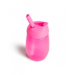 Κύπελλο Simple Clean Straw Cup Pink 296ml Munchkin