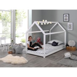 Κρεβάτι Σπιτάκι Montessori Cabane 90x200 Λευκό