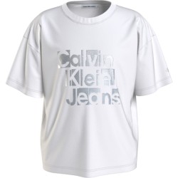 Μπλούζα Calvin Klein IG0IG02340_YAF Λευκό MINI