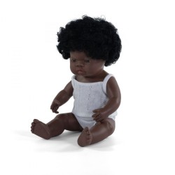 Παιδική Κούκλα Με Εσώρούχα 38cm African Girl Miniland