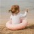 Παιδικό Σωσίβιο Κολύμβησης 50cm Little Pink Flowers 3Y+ Little Dutch