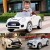 Ηλεκτροκίνητο Αυτοκίνητο Τύπου Mini Cooper 12V Δερμάτινο Κάθισμα & Ελαστικά Τύπου Αυτοκινήτου Λευκό